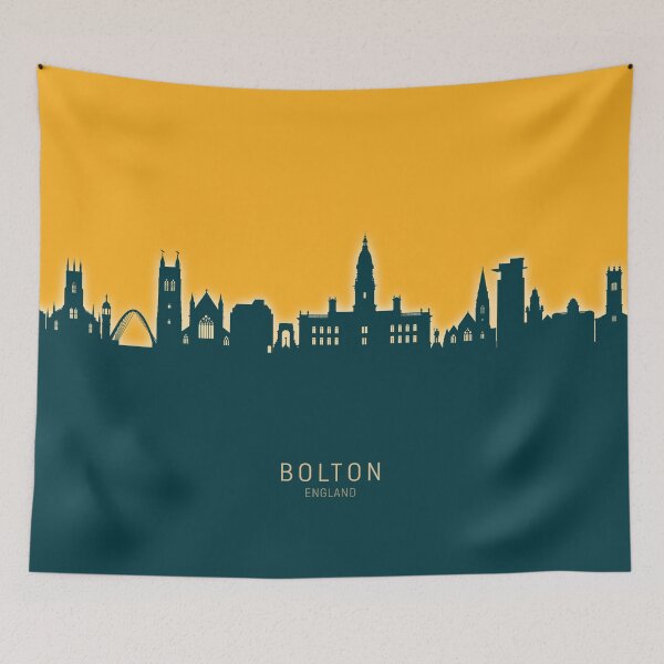 Item preview, Bolton England Skyline designed and sold by ArtPrints.