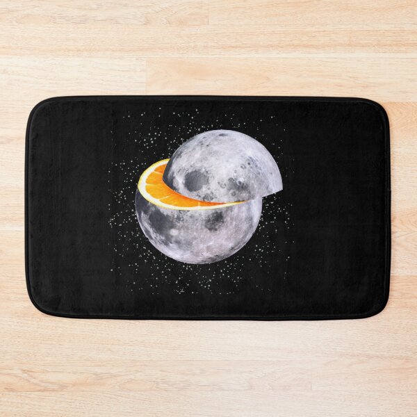 Item preview, Orange moon and planet designed and sold by TopDesignArt.