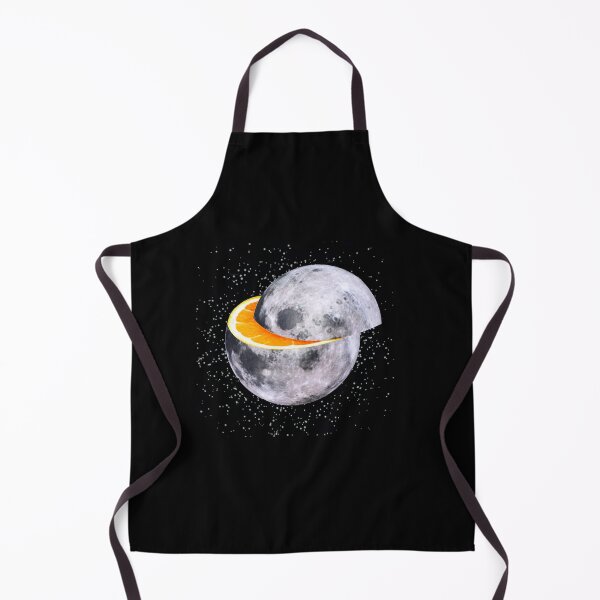 Item preview, Orange moon and planet designed and sold by TopDesignArt.