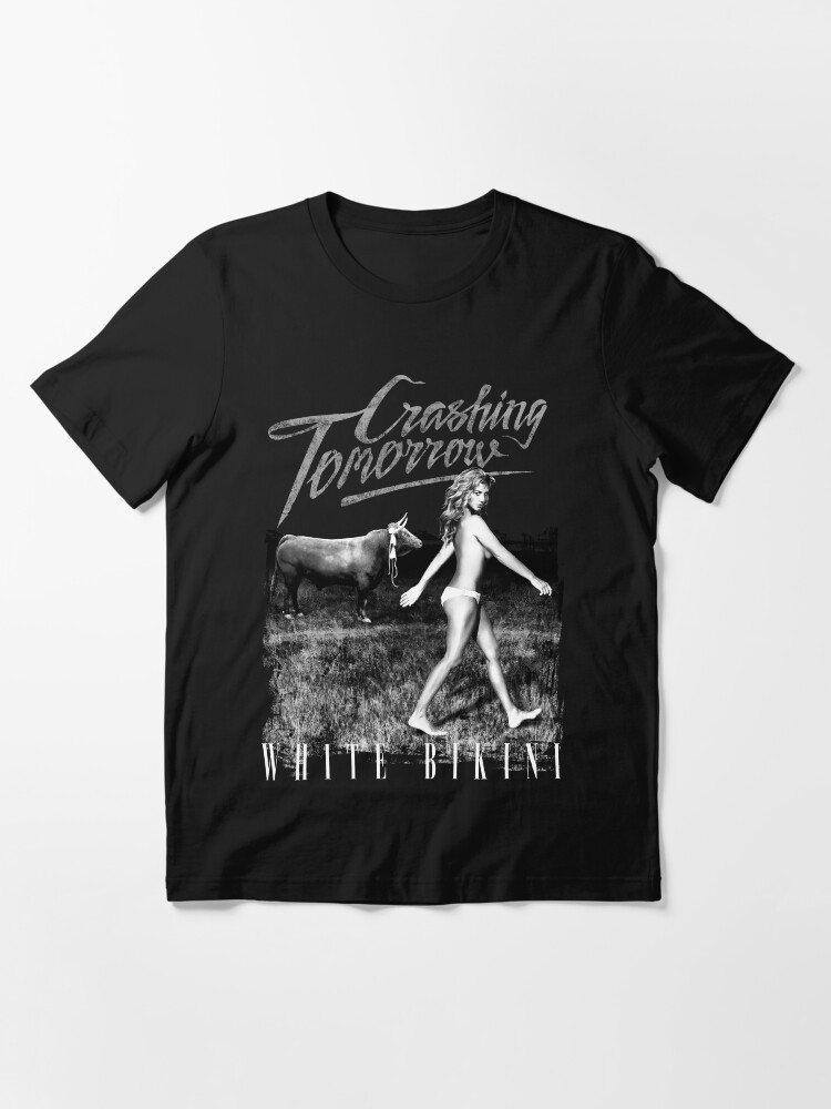Alternate view of Crashing Tomorrow 'White Bikini' T-Shirt (Black) Essential T-Shirt