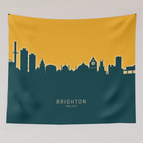 Item preview, Brighton England Skyline designed and sold by ArtPrints.