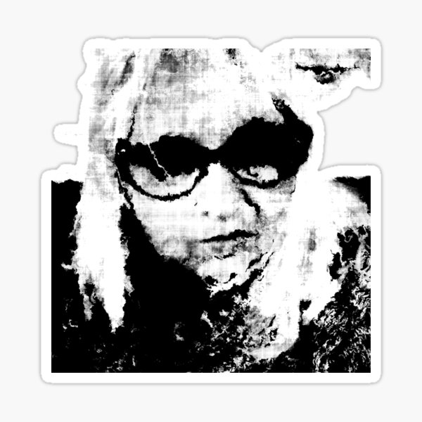 Woman in Glasses  Sticker