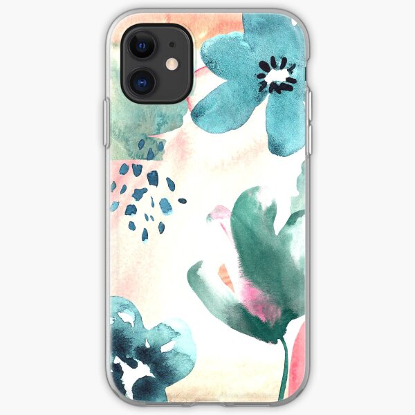 Pastel Flowers iPhone Soft Case