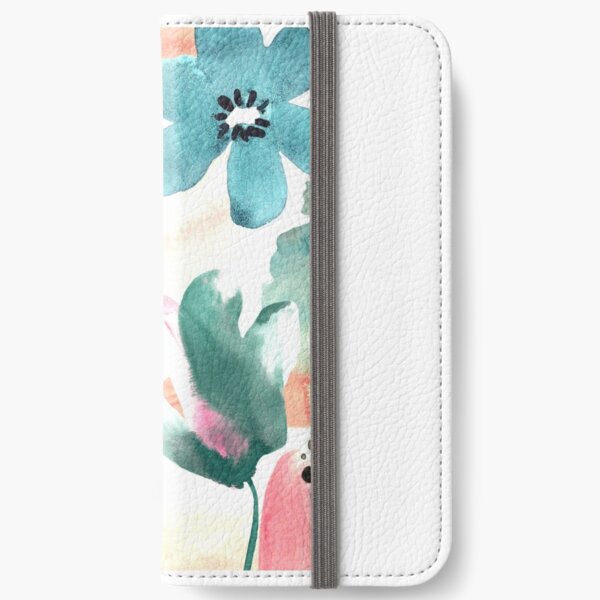 Pastel Flowers iPhone Wallet