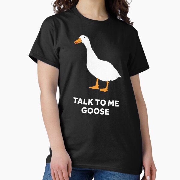 Aperçu de l'œuvre Parle-moi oie créée et vendue par Epic Tees.
