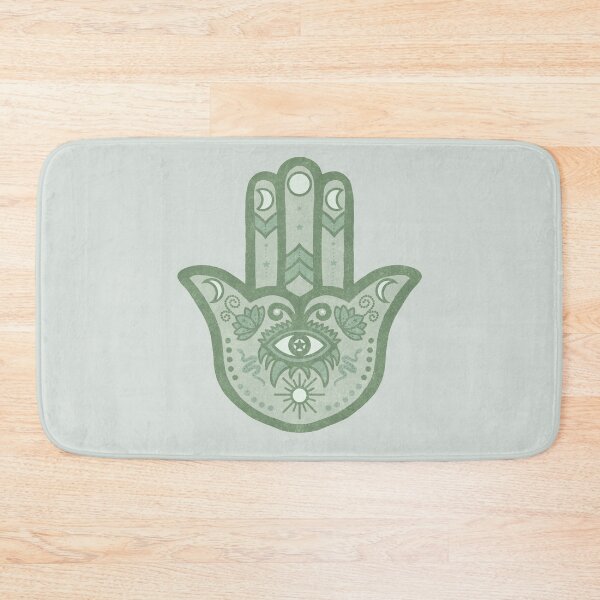 Item preview, Sage | Hamsa Hand Amulet  designed and sold by Bloomandflo.
