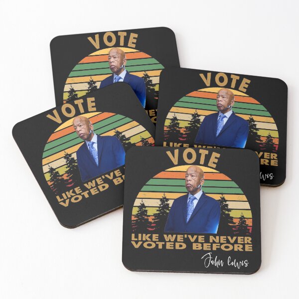 Item preview, Vote John Lewis Quote Like Never Voted Before John Lewis designed and sold by Kathrine2302.