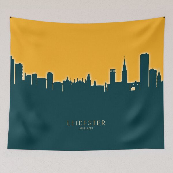 Item preview, Leicester England Skyline designed and sold by ArtPrints.