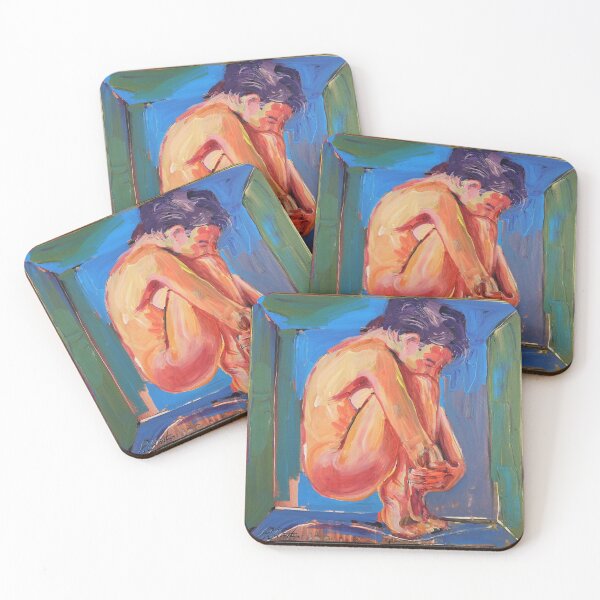 Item preview, Girl in Gold Box Isolated 621 designed and sold by Eraclis Aristidou.