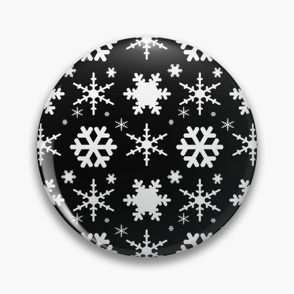 Item preview, Snowflakes Black designed and sold by blakcirclegirl.
