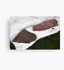stone carving Canvas Print