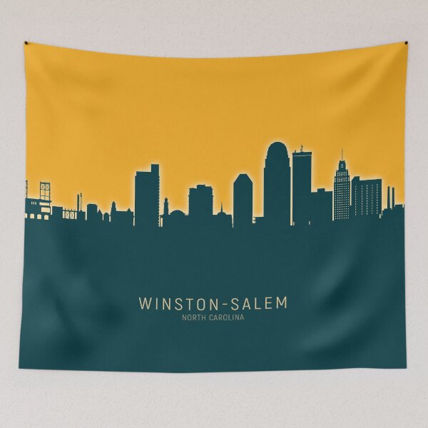 Item preview, Winston-Salem North Carolina Skyline designed and sold by ArtPrints.