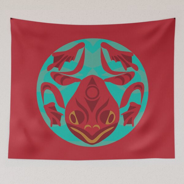 Item preview, red legged frog designed and sold by Mark Gauti.