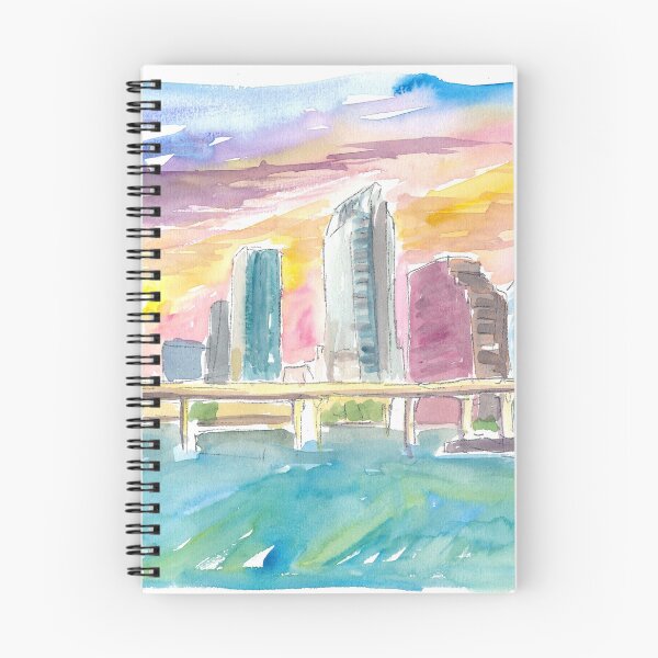 Item preview, Tampa Florida Skyline at Dusk designed and sold by artshop77.