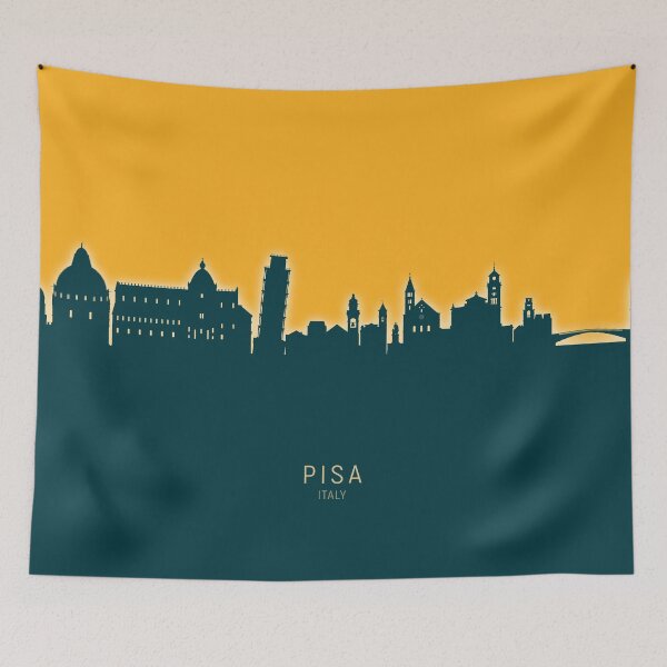 Item preview, Pisa Italy Skyline designed and sold by ArtPrints.