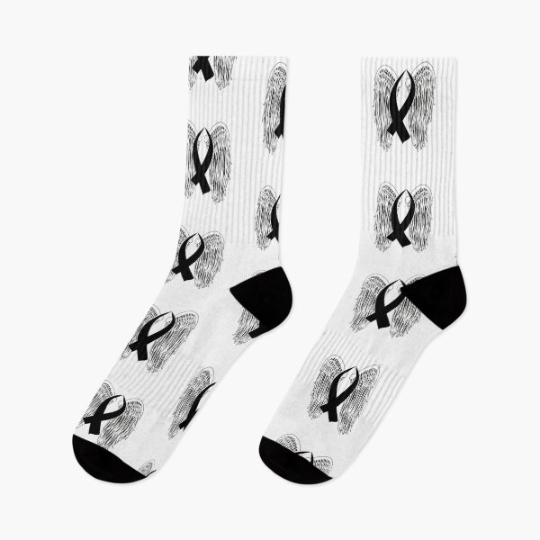 Item preview, Winged Awareness Ribbon (Black) designed and sold by blakcirclegirl.