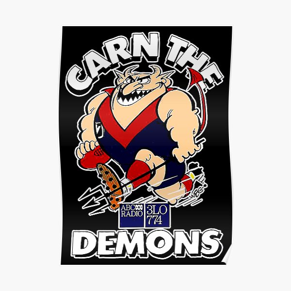 Melbourne Demons Posters Redbubble 
