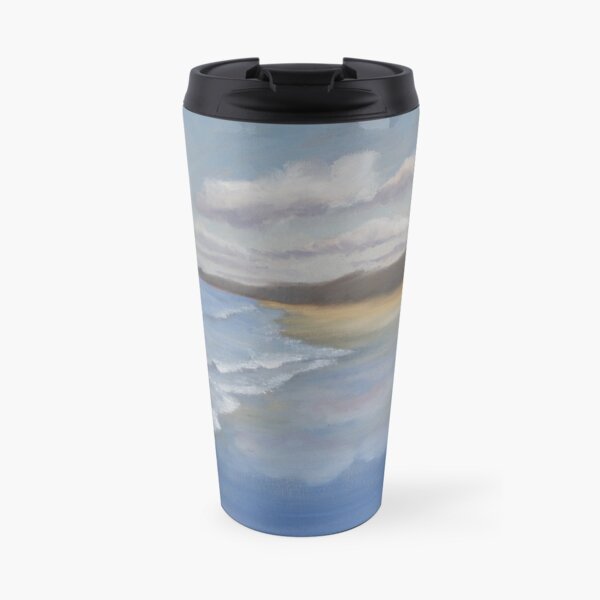 Seascape oil painting design Travel Mug