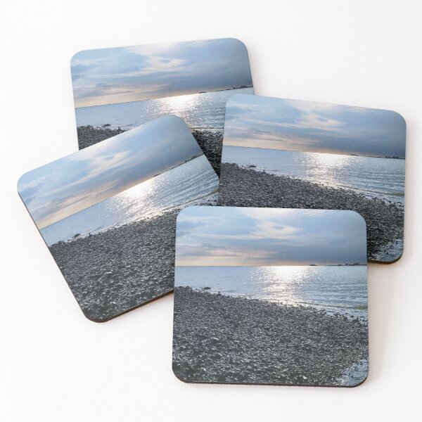 Item preview, Sunset On A Blue Ocean Rocky Beach Views designed and sold by BCreative4U.