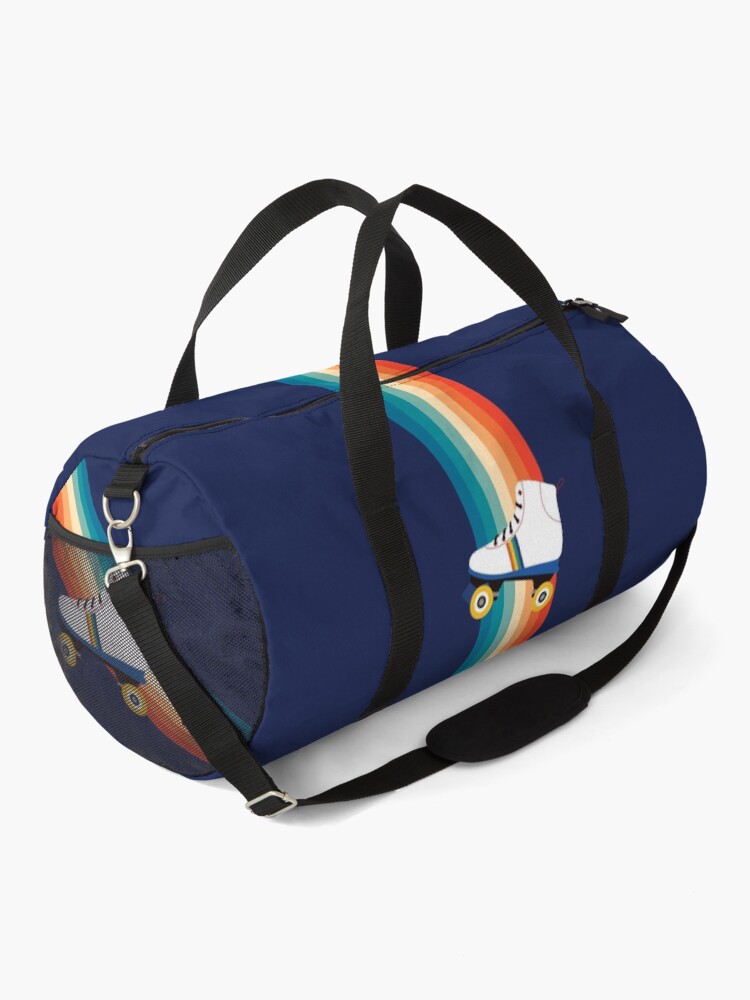 "Retro Roller skate Design Quad Skate Roller Jam Flashback" Duffle