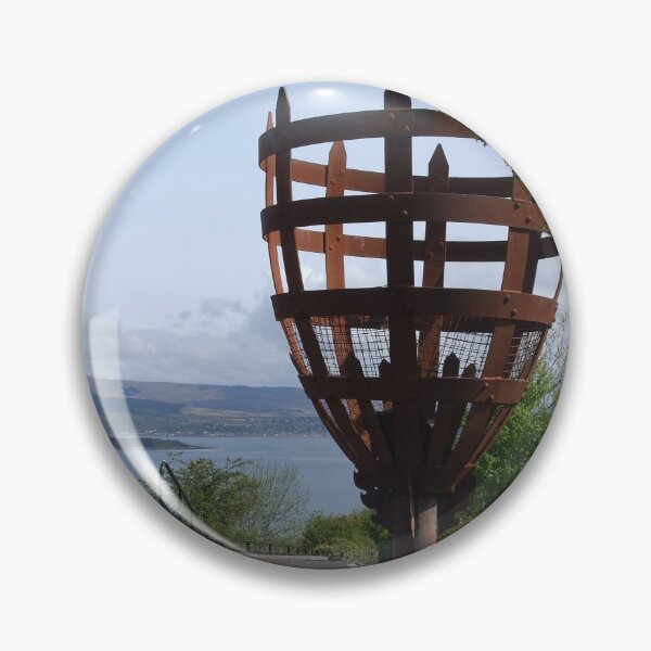 Item preview, Greenock Lyle Hill Torch Inverclyde Scotland UK canvas designed and sold by Scottish Photography .