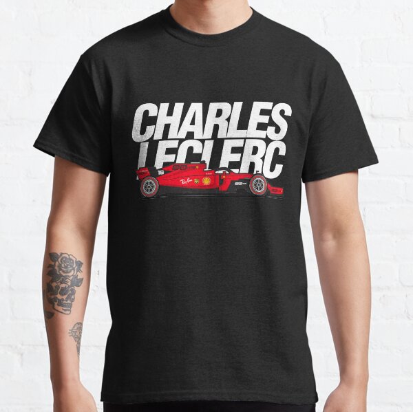 t shirt ferrari charles leclerc