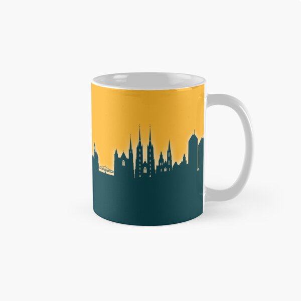 Item preview, Wroclaw Poland Skyline designed and sold by ArtPrints.