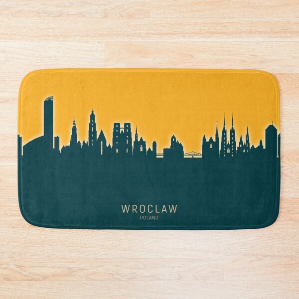 Item preview, Wroclaw Poland Skyline designed and sold by ArtPrints.