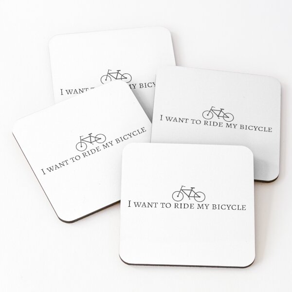 Item preview, "I want to ride my bicycle" designed and sold by Feel-GoodPrints.