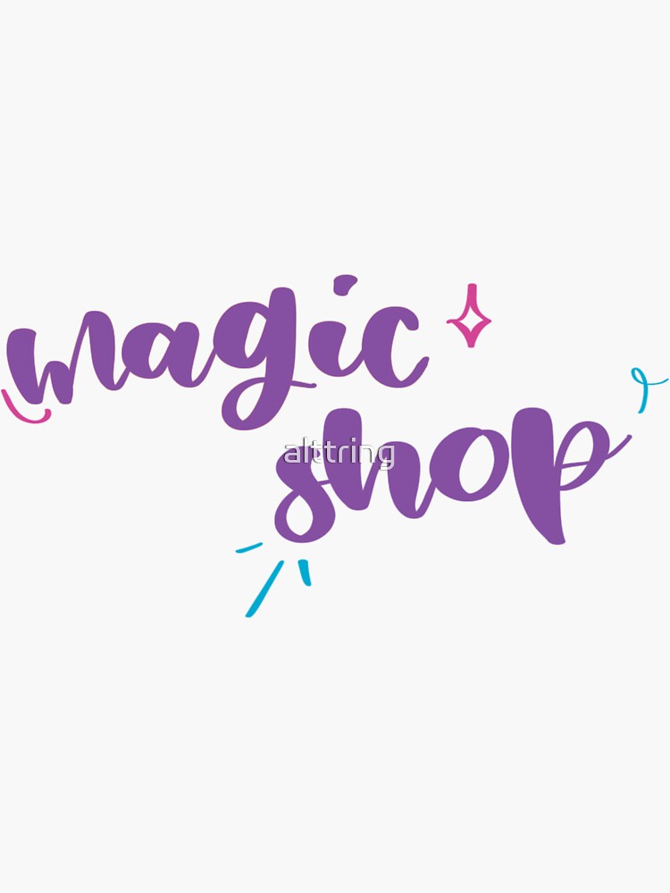 Thumbnail 3 of 3, Sticker, Magic Shop - Dark designed and sold by alttring.