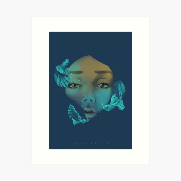 Overwhelmed Art Print