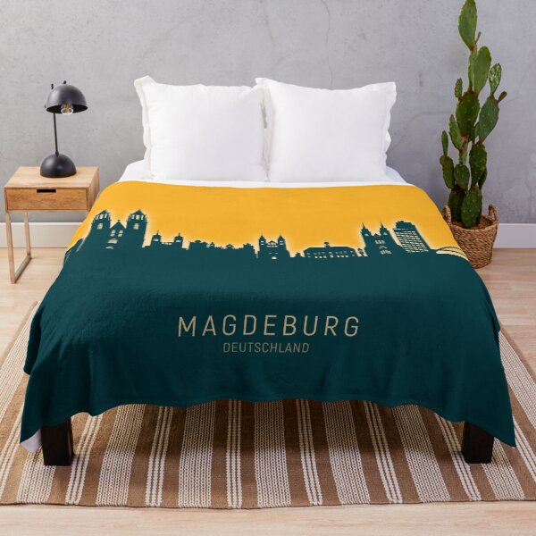 Item preview, Magdeburg Germany Skyline designed and sold by ArtPrints.