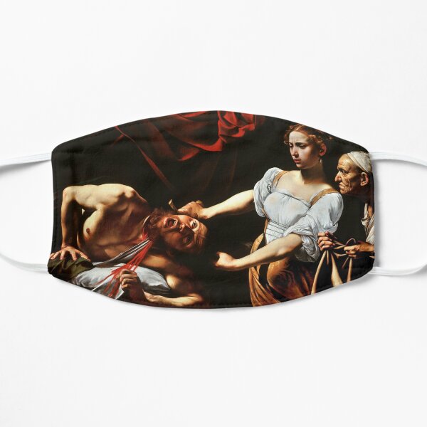 Caravaggio - Judith Beheading Holofernes 1599 Mask