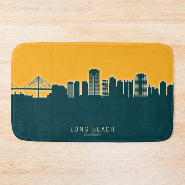 Item preview, Long Beach California Skyline designed and sold by ArtPrints.