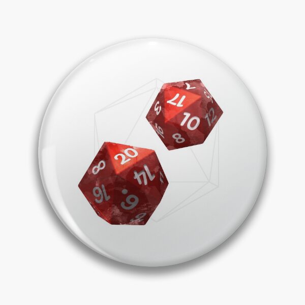 Item preview, Red 3D Twenty-Sided D20 Icosahedron Dice designed and sold by yisela.