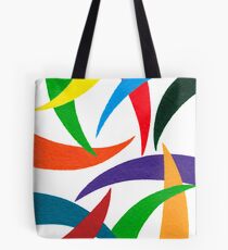 COLORED CURVES Tote Bag