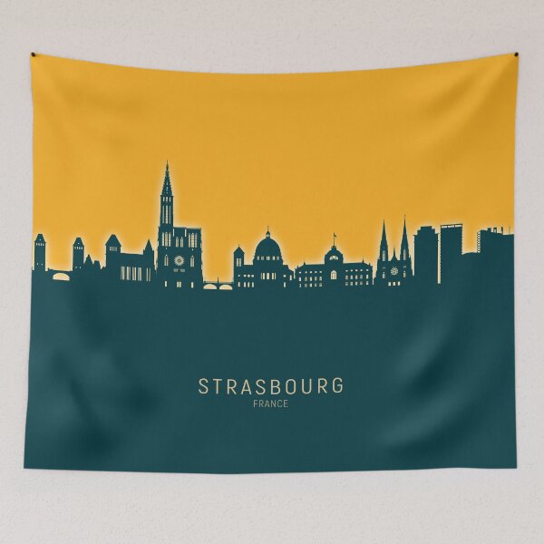 Item preview, Strasbourg France Skyline designed and sold by ArtPrints.
