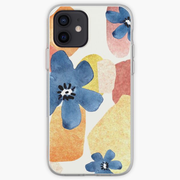 Abstract Flowers iPhone Soft Case