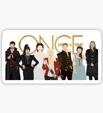 Once Upon A Time Main Cast Sticker