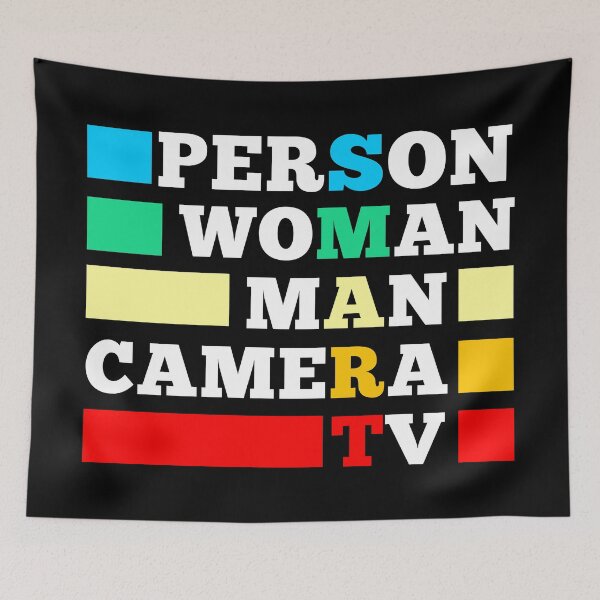 Item preview, Person Woman Man Camera TV Smart Cognitive Test designed and sold by mrhighsky.
