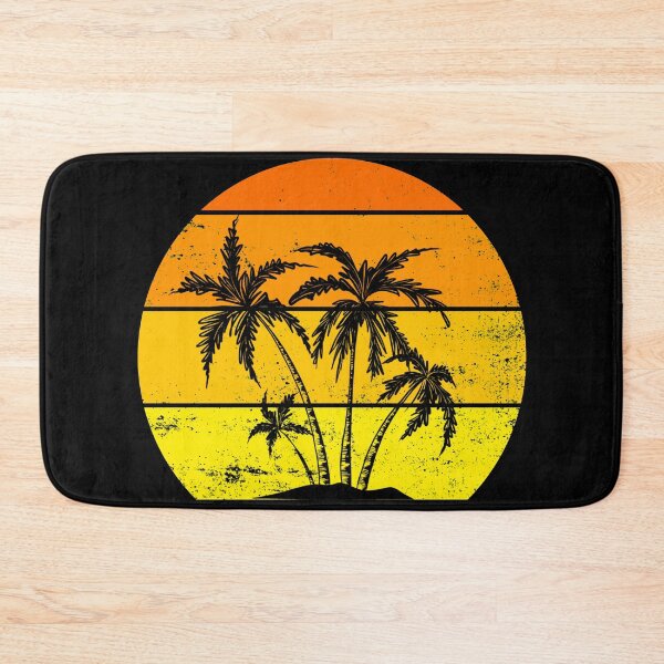Item preview, Synthwave Sun Palm Trees Vintage Style designed and sold by zahir04.