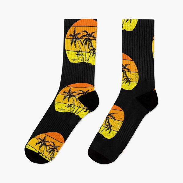 Item preview, Synthwave Sun Palm Trees Vintage Style designed and sold by zahir04.