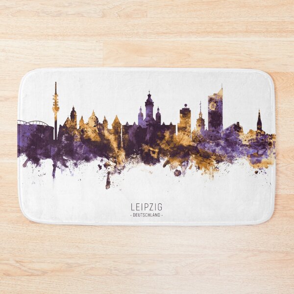 Item preview, Leipzig Germany Skyline designed and sold by ArtPrints.