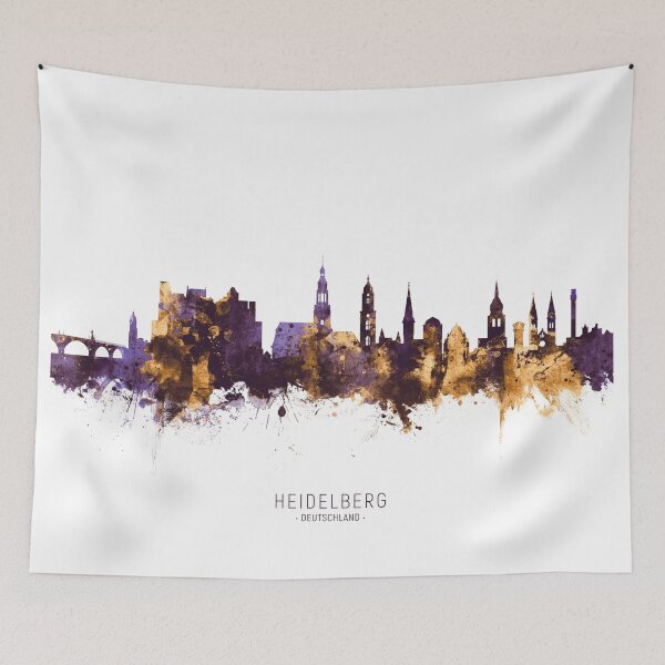 Item preview, Heidelberg Germany Skyline designed and sold by ArtPrints.