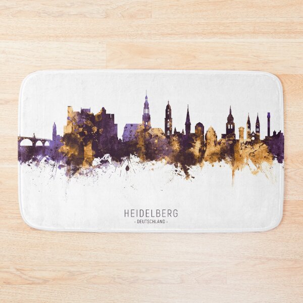 Item preview, Heidelberg Germany Skyline designed and sold by ArtPrints.