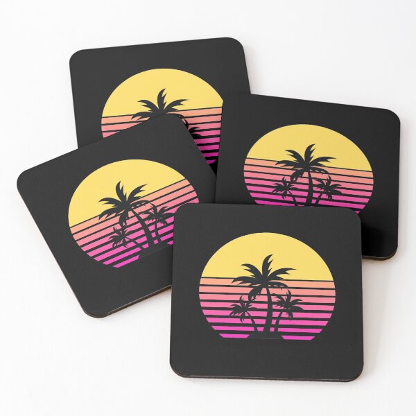 Item preview, Synthwave Sun Palm Trees Retro Style designed and sold by zahir04.