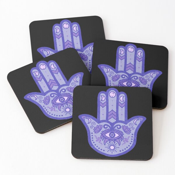 Item preview, Blue Moon | Hamsa Hand Amulet  designed and sold by Bloomandflo.