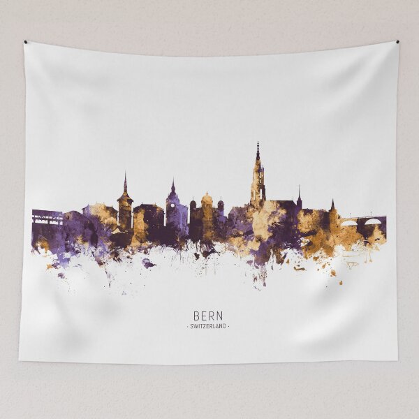 Item preview, Bern Switzerland Skyline designed and sold by ArtPrints.