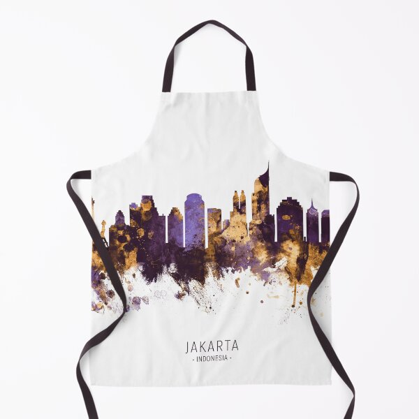 Item preview, Jakarta Skyline Indonesia designed and sold by ArtPrints.