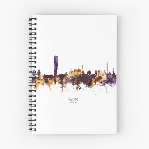 Item preview, Malmo Sweden Skyline designed and sold by ArtPrints.
